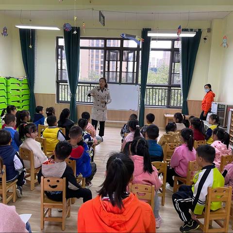 红领巾东福幼儿园大二班的家长进课堂英语公开课