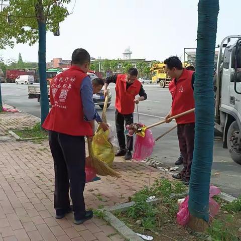 爱国卫生月鹿鹤社区持续开展“周五环境卫生集中整治”活动