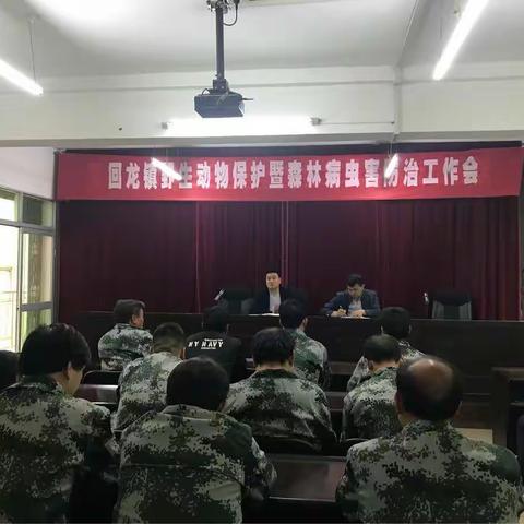 回龙镇召开野生动物保护暨森林病虫害防治工作会