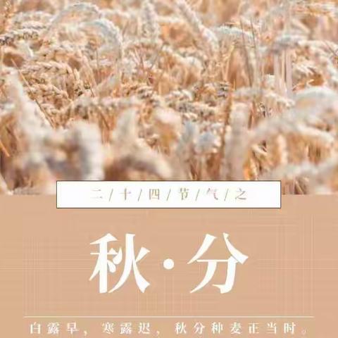 食育课《秋分——农民丰收节》