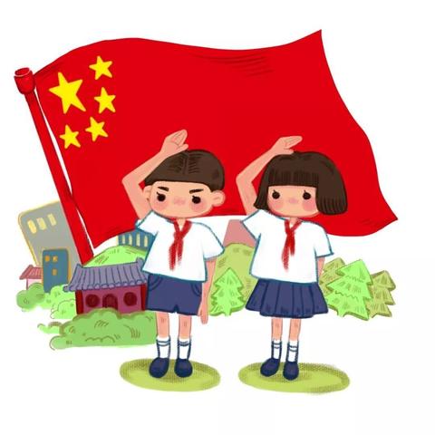 龙凤小学升国旗仪式