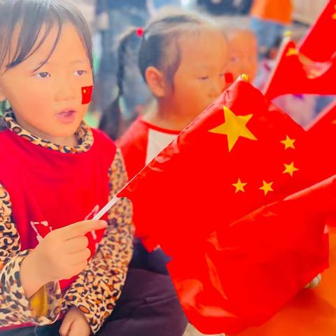 张寨镇中心小学附属幼儿园“迎国庆，幼儿爱国歌曲大合唱”活动