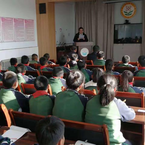 义县头道河镇中心小学开展“保护未成年  关爱小学生”普法教育课