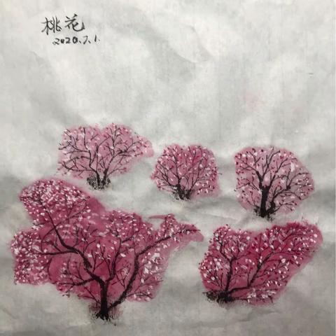 老年大学学画(我的学习之路)疫情期间恰逢大学同学和友开设彩墨山水画公益课，便跟着学习起来，成果如下。