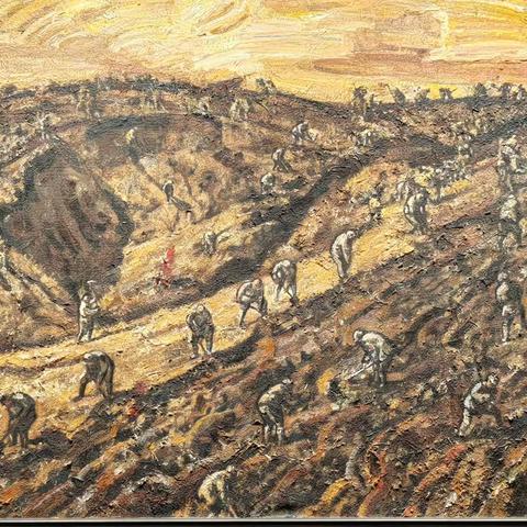 以延安为主题的画作 集锦