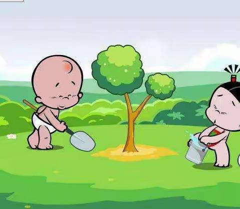 小因幼儿园小二班～植树节活动