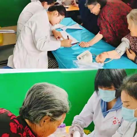 万泉镇卫生院开展“健康体检，情暖老人”主题党日活动