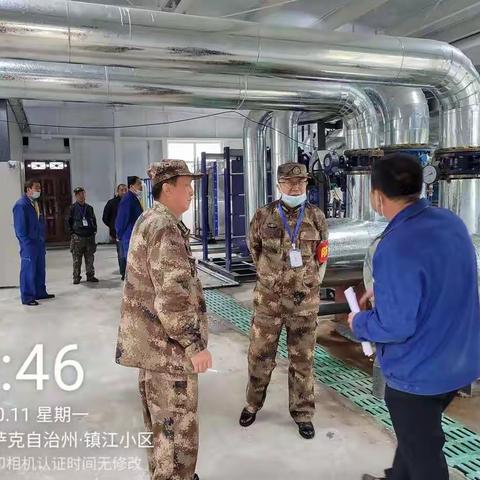 冷暖关情、日夜牵心﻿ ————72团领导心系供暖工作