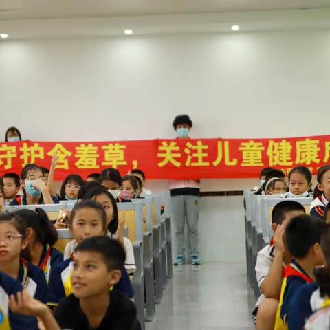 守护含羞草，关注儿童健康成长