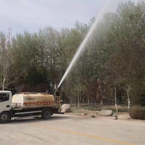 海宝公园开展杨柳飞絮物理防控工作