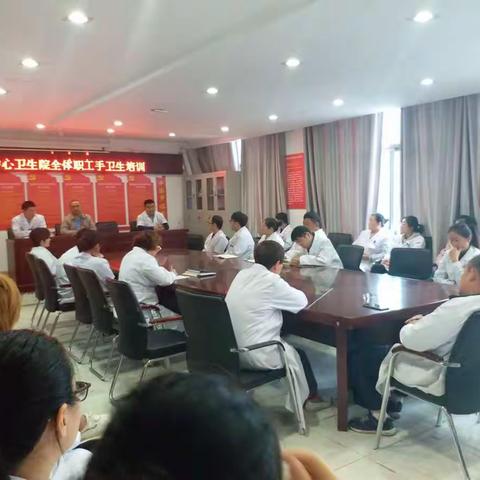 滑集镇中心卫生院全球洗手日宣传活动