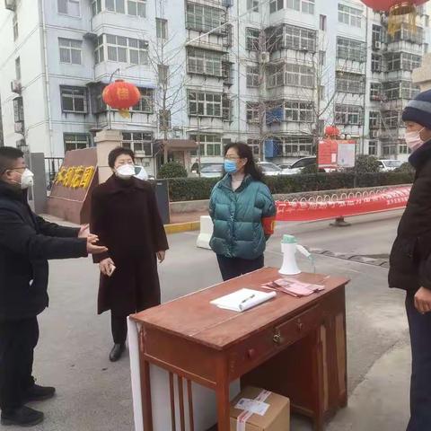 桥北社区重点工作双管齐下、两不误