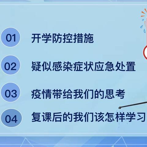 疫情防控 从我做起                                   奈曼旗东明学区中心校——开学第一课