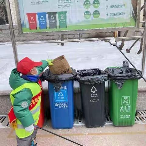 【南马路街道办事处】南马路街道办事处开展“学雷锋树新风，垃圾分类我先行”志愿者服务活动