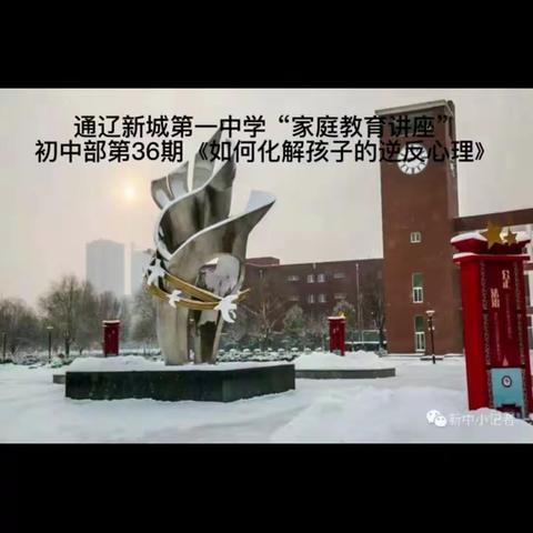 通辽新城第一中学 初二（2）班 《家校共读好时光》-《如何化解孩子的逆反心理》