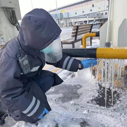 【监护大队】落实防寒措施 应对降雪天气