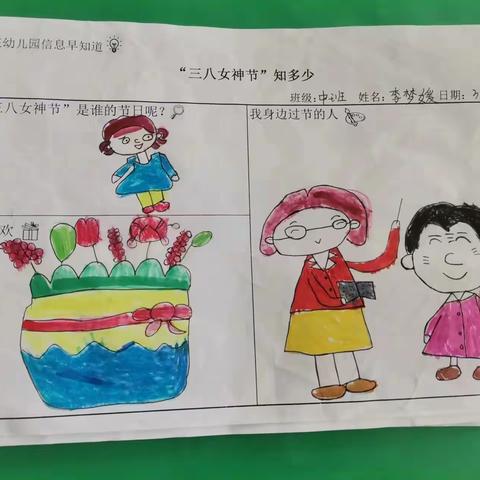 【我的女神★我来宠】——姚庄幼儿园中班“三·八”妇女节