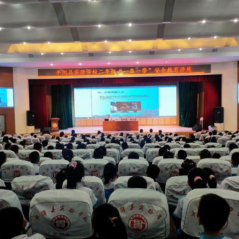 生命至上 安全同行——平阴县实验学校二年级开展“一盔一带”安全教育讲座