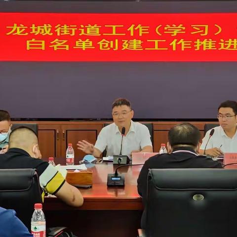 再部署 再督导 扎实推进白名单创建及文明交通治理工作——龙城街道安全生产工作动态（8月22日）
