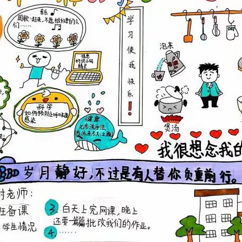 爱相伴 心相随 ——崔家庄小学一年级一班师生疫情生活