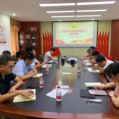 中共海南省九三四地质大队支部委员会集中学习《中国共产党的历史使命与行动价值》