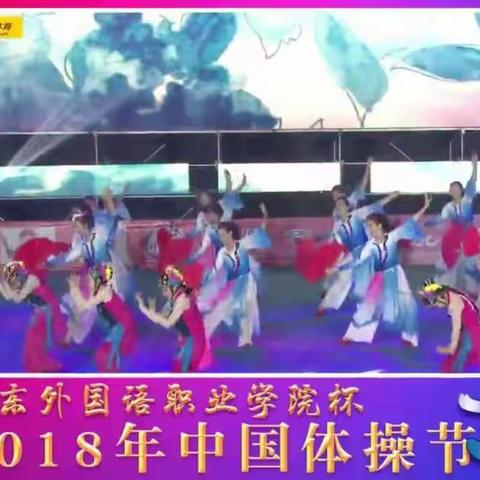 荣幸参加2018年中国体操节开幕式