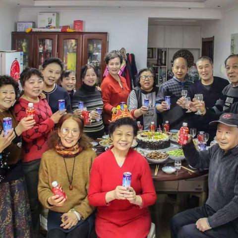 癸卯年正月初七《三线战友俱乐部》团拜会暨为郭新云、乔振亚战友庆寿