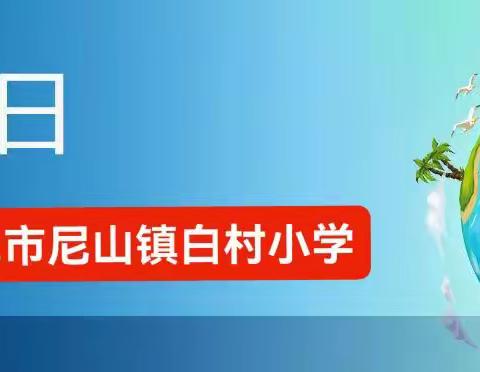 “众生的地球”   保护我们的家园      白村小学“世界地球日”活动