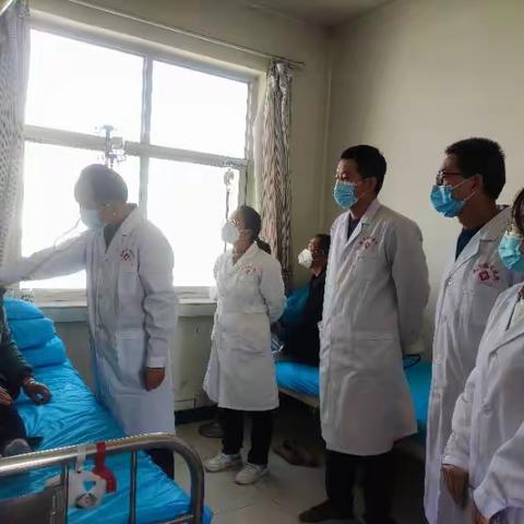 【卫健系统“三抓三促”行动进行时 】大庄镇卫生院开展三级查房活动