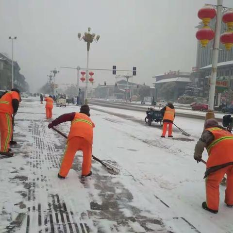 2019年第一场雪——雪中奋战的环卫人