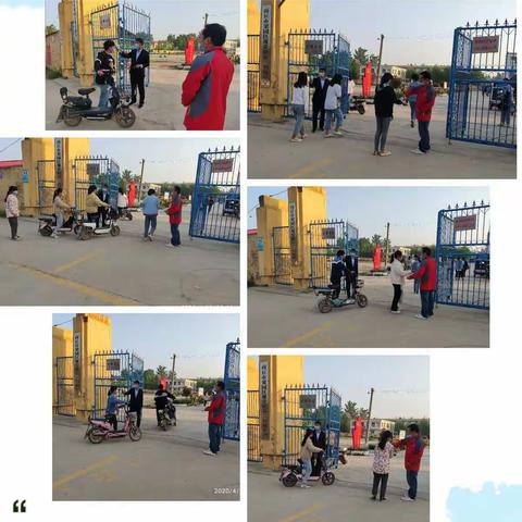 师生复学展笑颜，值班保障序井然