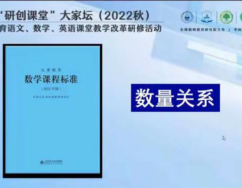濮阳市油田第六小学参加“课堂教学新形态——数量关系专题”线上研修活动
