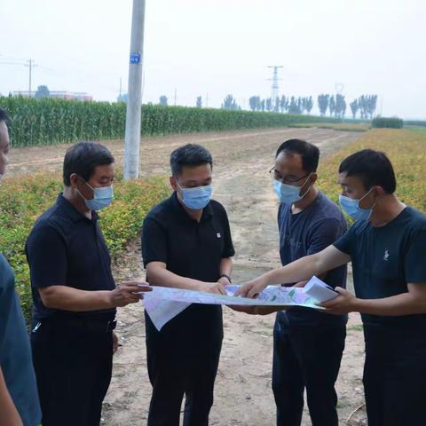 区长陈涛组织召开国道107改线工程调度会并深入现场督导改造进度