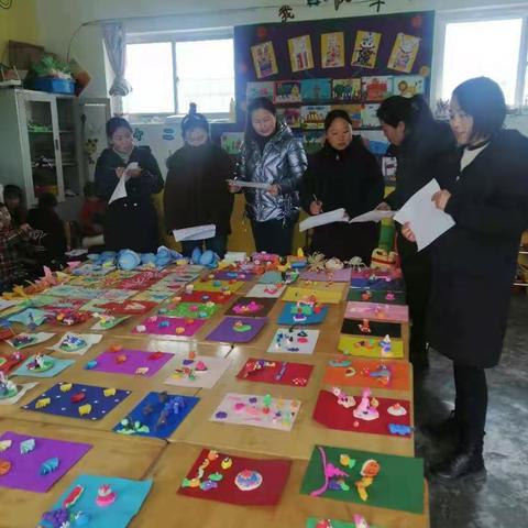良平镇中心幼儿园幼儿绘画手工展