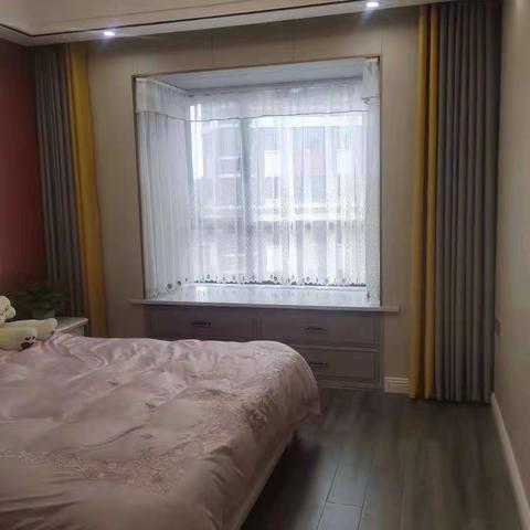 2022年纯色窗帘拼接款