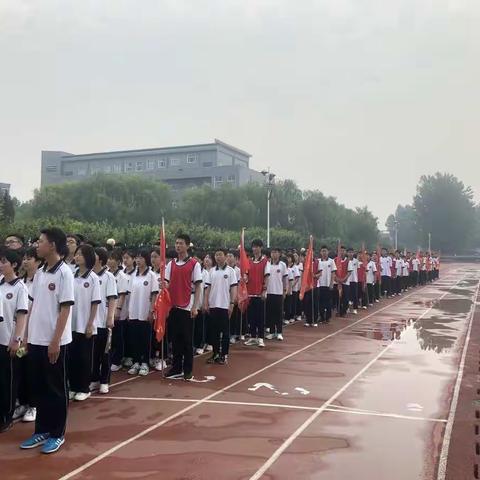 群马奔腾，助力定鼎——记汤阴一中菁英部初中组早操评比