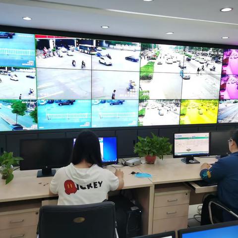 节日我在岗：湛河区数字城管坚守岗位