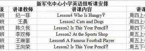 课堂磨练绽放新活力— 新军屯中心小学英语学科课堂展示暨研讨活动纪实