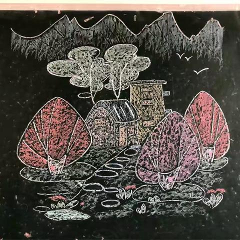 蘑菇·狗·小风景临摹
