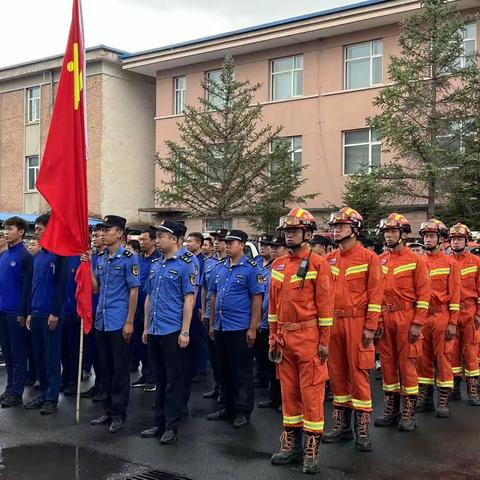 崇礼区城管执法局开展防汛应急演练活动