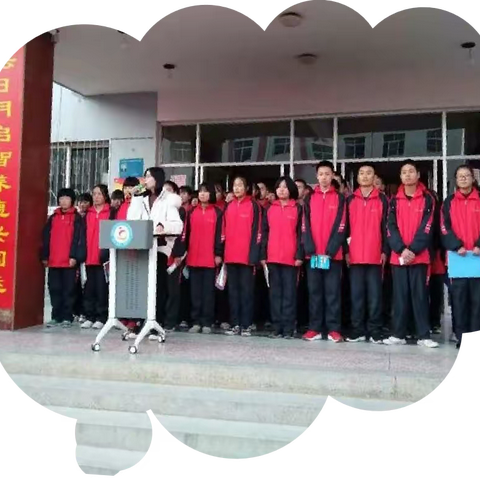 梦想从学习开始        ---记高一12班升旗仪式活动剪影