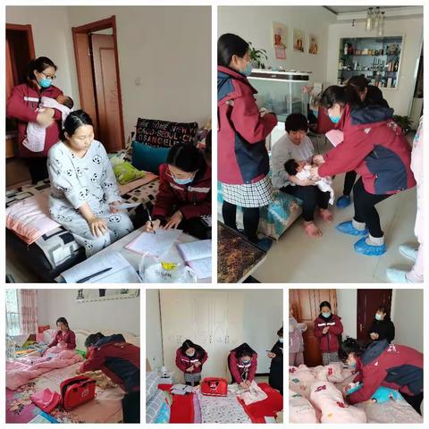 “爱在泾渭、欢乐成长”——我院妇保科与儿保科专干下乡为新妈妈和新生儿建册体检啦