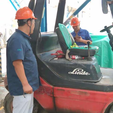 华泰公司、微粉事业部开展夏季厂内机动车辆自查活动