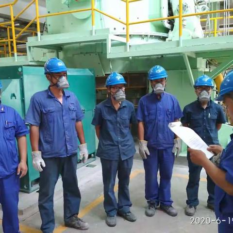 微粉事业部进行有限空间作业专项应急预案应急演练活动