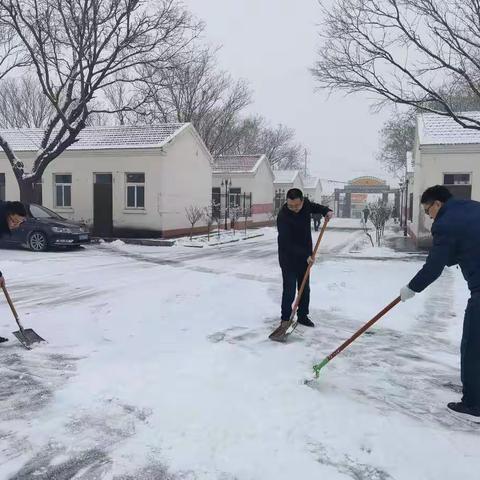 邑城镇以雪为令，应急除障保安全