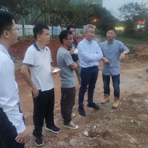 龙华区政府现场加快推动金牛湖水体治理工作