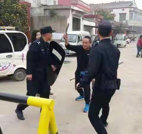 安全长演练，校园保平安——铜山区利国镇寄堡小学开展防暴演练