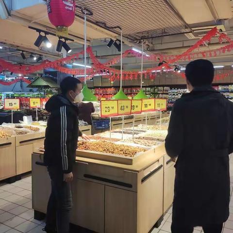 宝圣二店元旦节巡店检查情况