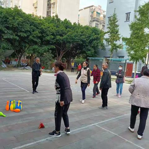 “健康高碑”社区坝坝趣味运动会