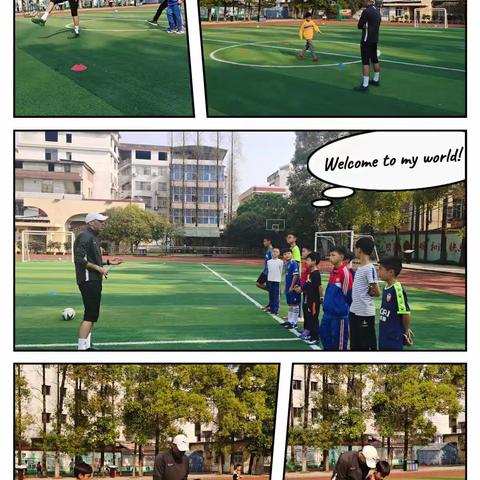 外教来指导，共铸足球梦——记安源区校园足球满天星夏令营“外教”走进北桥小学